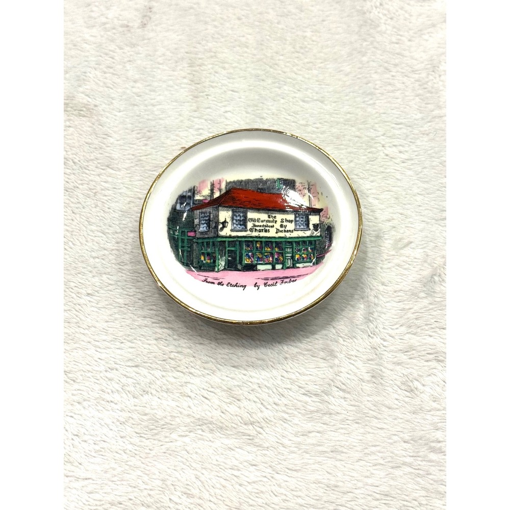 Rosina Bone China The Old Curiosity Shop Trinket Dish Cecil Forbes London